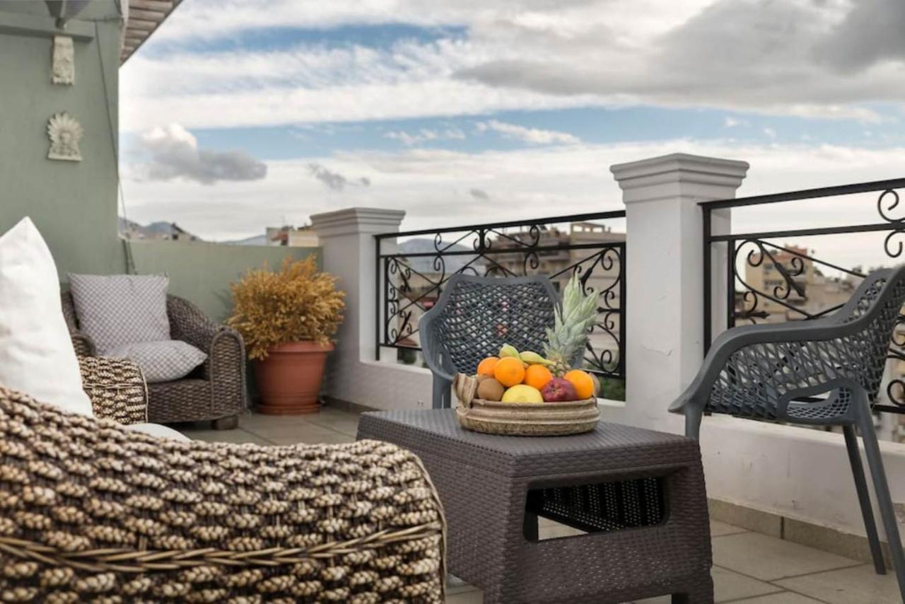 165 Sm Penthouse Maisonette Apartment アテネ エクステリア 写真